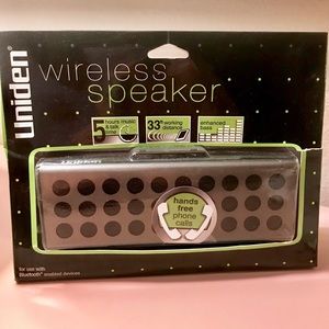 NWT Uniden Bluetooth Wireless Speaker